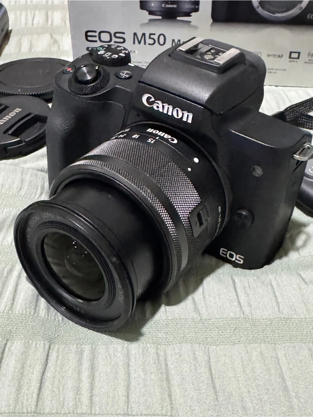 Canon EOS M50 Mark II Compact Mirrorless Camera - Black